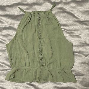 Light olive sleeveless top